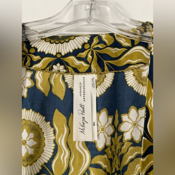 Anthropologie Kenzie parrot printed robe size M/L - Picture 6 of 11